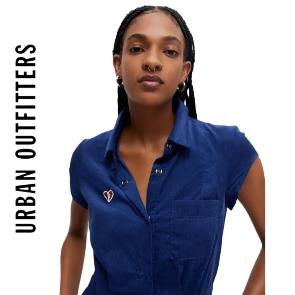 NEW Urban Outfitters UO Quinn Blue Shortie 
